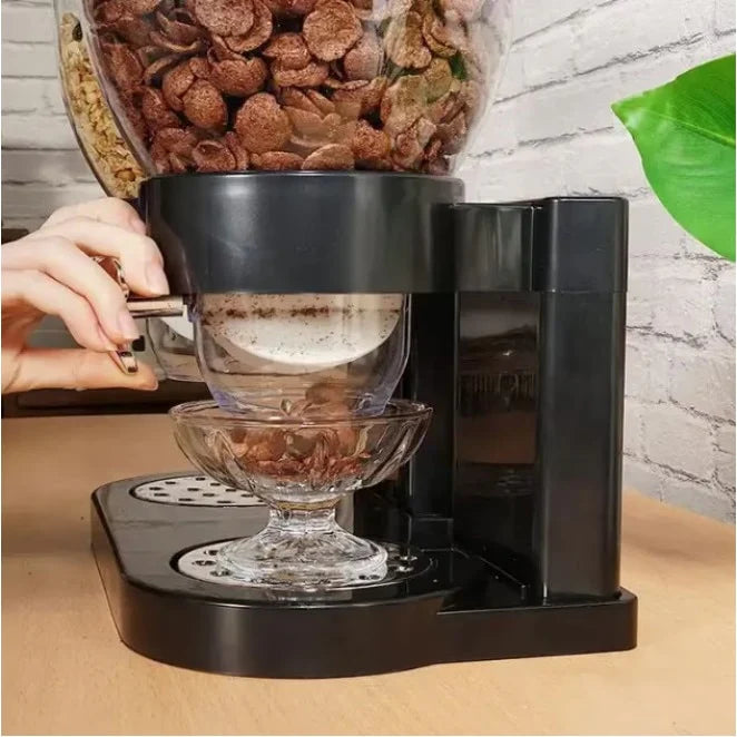Dispenser pentru cereale cu doua recipiente