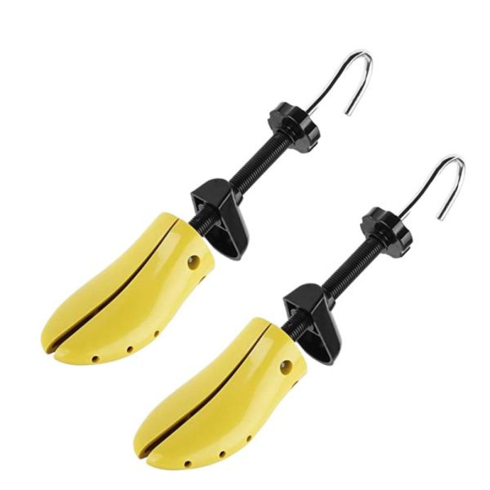 Set 2 x Dispozitiv pentru largit si alungit pantofii, din plastic dur, galben