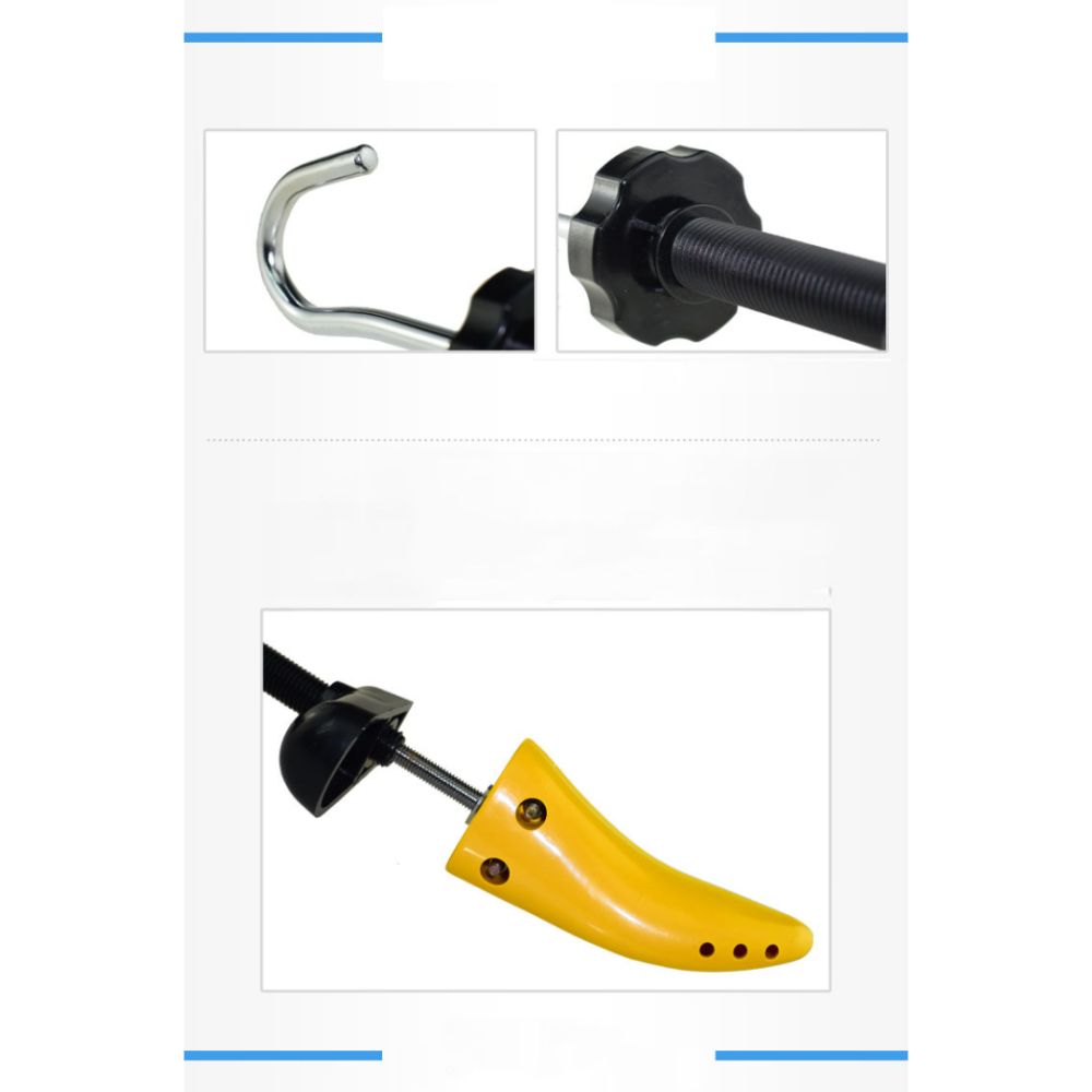 Set 2 x Dispozitiv pentru largit si alungit pantofii, din plastic dur, galben