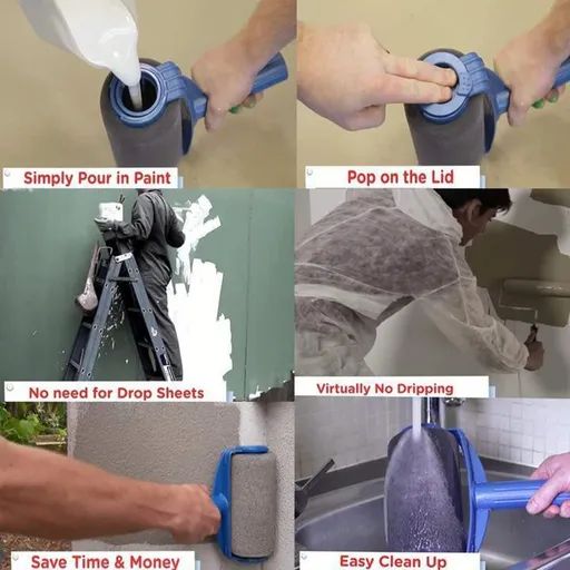 Oferta 2 Bucati x Trafalet Paint Roller cu rezervor si Accesorii