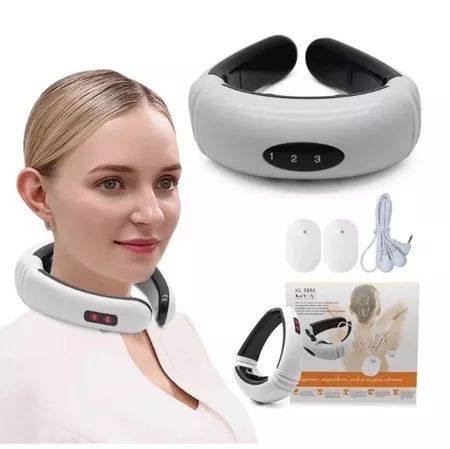 Electrostimulator Cervical si Masaj, Stimuli electrici, Alb