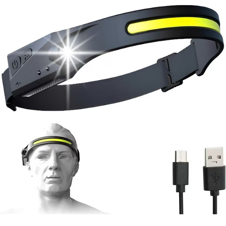 Lanterna de cap Superfire HL65, 120lm, USB-C, Negru