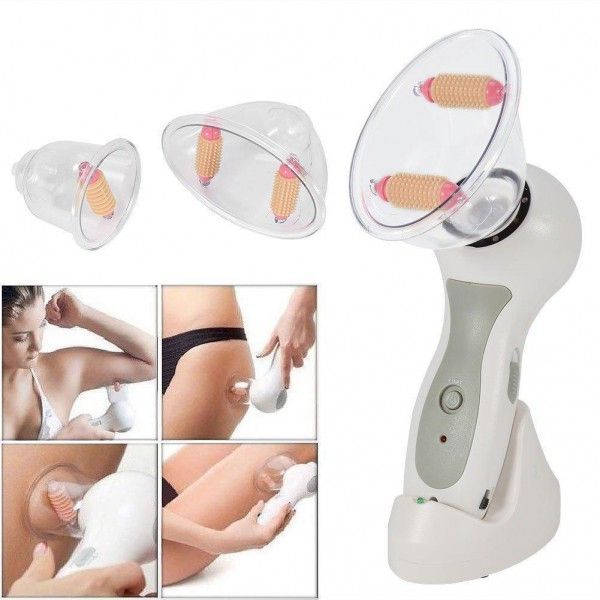 Aparat de masaj anticelulitic si drenaj, functie de vacuum, confera elasticitate pielii, fermitate si aspect neted