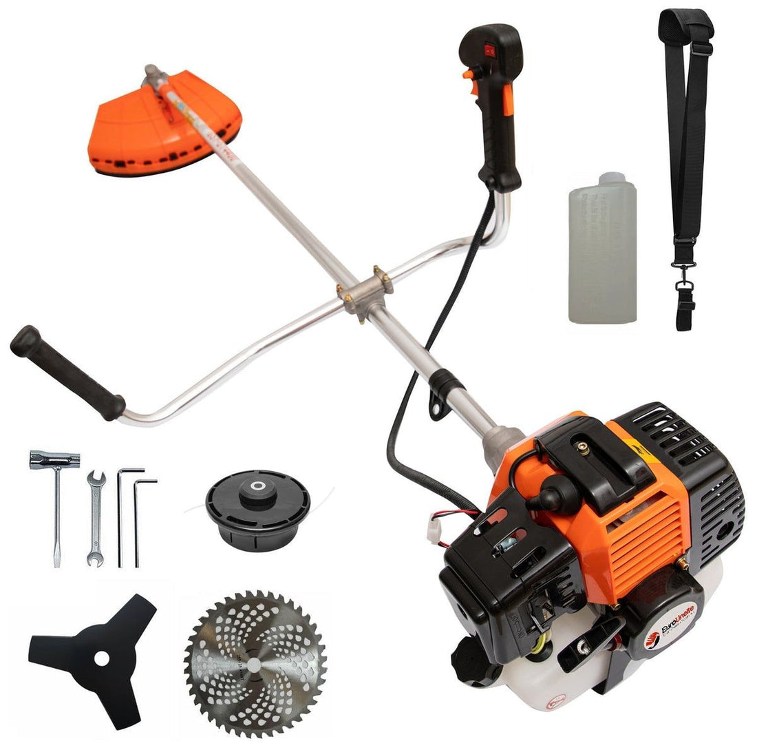 Motocoasa  motor benzina 2 timpi ALP, 6CP, 52cc, 11.000RPM + sistem taiere