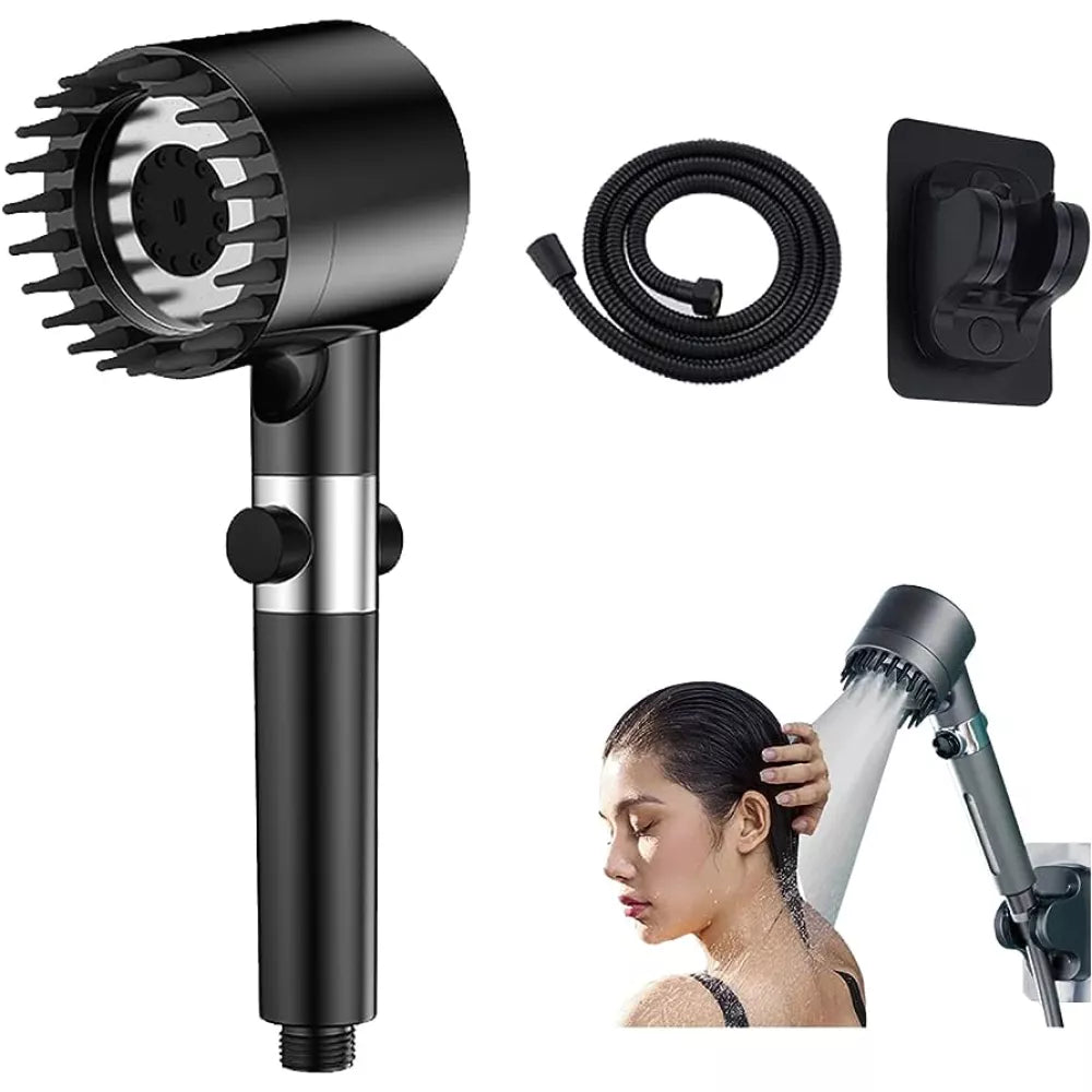 Cap de dus cu presiune 4 in 1