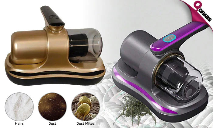 Aspirator de Pat Anti-Acarieni, 10000 de vibratii pe minut, lampa UV