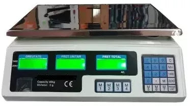 Cantar digital pret de calcul Capacitate 40 kg