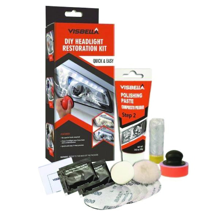 Kit polish pentru faruri